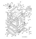 BODY PARTS Diagram and Parts List for RGB745WEA1WW  Hotpoint Range