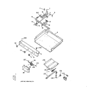 GAS & BURNER PARTS Diagram and Parts List for RGB532BEA1AD  Hotpoint Range