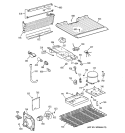 UNIT PARTS Diagram and Parts List for CTG16EABDRWH  Hotpoint Refrigerator