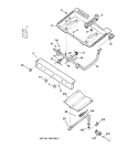 GAS & BURNER PARTS Diagram and Parts List for RGB528PEA1WW  Hotpoint Range