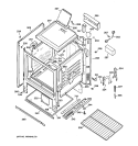 BODY PARTS Diagram and Parts List for RGB508PEA1AD  Hotpoint Range