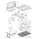 UNIT PARTS Diagram and Parts List for CTT14CYBBRWW  Hotpoint Refrigerator