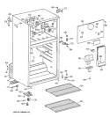 CABINET Diagram and Parts List for CTX18LYBBRWW  Hotpoint Refrigerator
