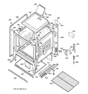 BODY PARTS Diagram and Parts List for LGB116BPA1WH  General Electric Range