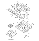 Part Location Diagram of WB32K10005 GE GRAY DOUBLE PAN RIGHT SI