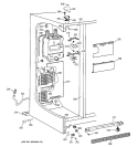 FREEZER SECTION Diagram and Parts List for TFX20JRBAAA  General Electric Refrigerator