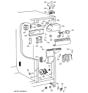 FRESH FOOD SECTION Diagram and Parts List for TFX20JRBAAA  General Electric Refrigerator