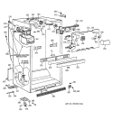 CABINET PARTS Diagram and Parts List for TBX22ZABBRAA  General Electric Refrigerator