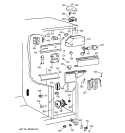 FRESH FOOD SECTION Diagram and Parts List for TFX25CRBABB  General Electric Refrigerator