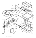 BURNER PARTS Diagram and Parts List for JGRP17BEW2BB  General Electric Range