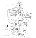 FRESH FOOD SECTION Diagram and Parts List for TPX21BRBAWW  General Electric Refrigerator