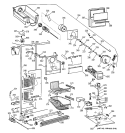 FREEZER SECTION Diagram and Parts List for TPX21PRBABB  General Electric Refrigerator