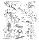 FREEZER SECTION Diagram and Parts List for TFX25VPAAWW  General Electric Refrigerator
