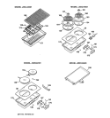 ACCESSORY MODULES Diagram and Parts List for JP370B9K1  General Electric Cooktop