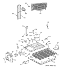 UNIT PARTS Diagram and Parts List for TBG18JABGRWW  General Electric Refrigerator