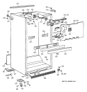 CABINET PARTS Diagram and Parts List for CTG21GABGRWW  Hotpoint Refrigerator