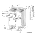 Part Location Diagram of WR71X10087 GE SHELF MODULE Assembly