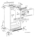 CABINET PARTS Diagram and Parts List for CTG25GABGRWW  Hotpoint Refrigerator