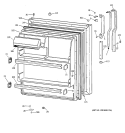 Part Location Diagram of WR22X0439 GE USE GEH WR22X439
