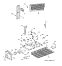 UNIT PARTS Diagram and Parts List for MTX18GABBRWW  General Electric Refrigerator