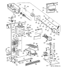 FREEZER SECTION Diagram and Parts List for MSX22GRBAAA  General Electric Refrigerator