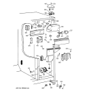 FRESH FOOD SECTION Diagram and Parts List for MSX22GRBAAA  General Electric Refrigerator