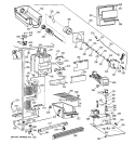 FREEZER SECTION Diagram and Parts List for MSX25GRBAAA  General Electric Refrigerator