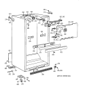 CABINET PARTS Diagram and Parts List for TBH18JABFRAA  General Electric Refrigerator