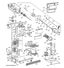 FREEZER SECTION Diagram and Parts List for TFS22PPBABS  General Electric Refrigerator