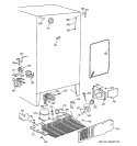 UNIT PARTS Diagram and Parts List for TFS22PPBABS  General Electric Refrigerator