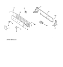 CONTROL ASSEMBLY Diagram and Parts List for DVLR223GV0WW  General Electric Dryer