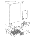 UNIT PARTS Diagram and Parts List for TFG25PABAWW  General Electric Refrigerator