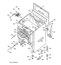 BODY PARTS Diagram and Parts List for JBP21BY3  General Electric Range