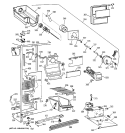 FREEZER SECTION Diagram and Parts List for TFT25JWBAAA  General Electric Refrigerator