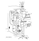 FRESH FOOD SECTION Diagram and Parts List for TFT27PRBAAA  General Electric Refrigerator