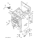 BODY PARTS Diagram and Parts List for JBP60BY4WH  General Electric Range