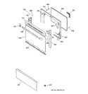 DOOR PARTS Diagram and Parts List for JBP60BY4WH  General Electric Range