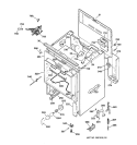 BODY PARTS Diagram and Parts List for JBP78BY4  General Electric Range