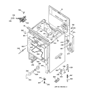 BODY PARTS Diagram and Parts List for JBP79WY4  General Electric Range