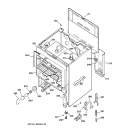 BODY PARTS Diagram and Parts List for JBS26W5  General Electric Range