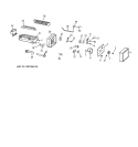 ICEMAKER Diagram and Parts List for WR30X0320  General Electric Ice Maker