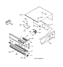 CONTROL PANEL Diagram and Parts List for JKP15BW2BB  General Electric Wall Oven