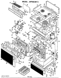 Part Location Diagram of WB56X5702 GE BOTTOM, DUCT