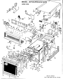UPPER OVEN Diagram and Parts List for JKP36G*06  General Electric Wall Oven