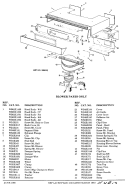 Section Diagram and Parts List for JHP67G*V5  General Electric Range