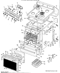 Part Location Diagram of WB62X1478 GE COOKTOP AD