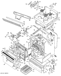 Part Location Diagram of WB56X5743 GE PANEL DOOR White