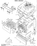 Part Location Diagram of WB62X5275 GE COOKTOP