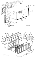 Part Location Diagram of 30-7404 GE OWNERS GUIDE