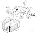 Part Location Diagram of WJ76X0227 GE SCROLL